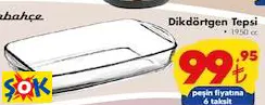 PAŞABAHÇE DİKDÖRTGEN TEPSİ